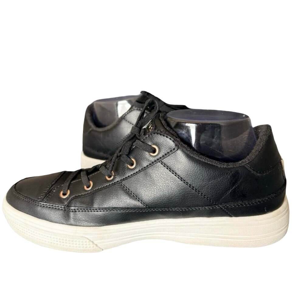 Skechers Arch Fit Wide Width Black Sneakers Size 8.5 - Picture 3 of 7